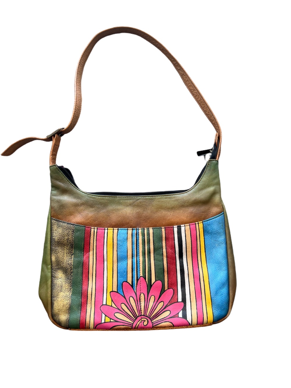 Anuschka Hand Painted Leather Purse